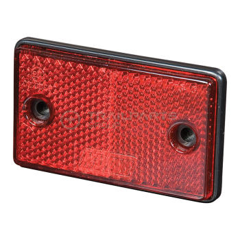 Rectangle reflector red