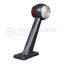Stalk marker lamp 10-30V LED red/white right