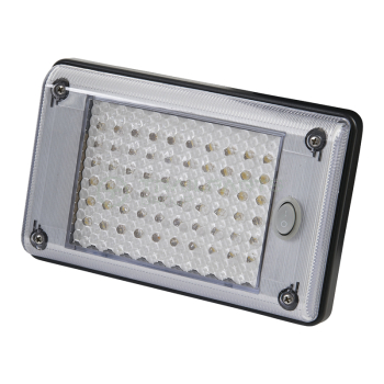Interior LED switched lamp 12/24V rectangular 200 x 130mm