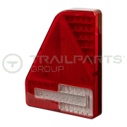 Rear lamp 10-30V LED 6-function right 7 pin plug-in