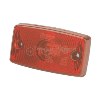 Rear marker lamp 12/24V red c/w superseal connector