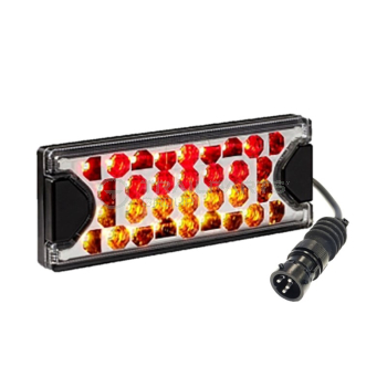 Aspoeck MiniLED II 12/24V LED 3 function rear c/w 5 pin plug