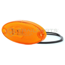 Side marker lamp LED 10-30V oval 102mm x 46mm