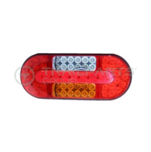 Round end LED 6 function lamp R/H 323 x 134 x 37mm