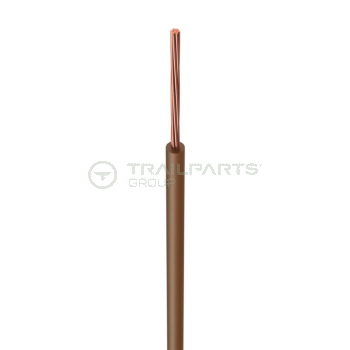 Single core cable 1.5mm x 100m brown ST91X