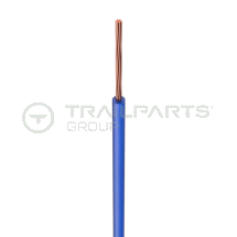 Single core cable 6mm x 100m blue 6491X
