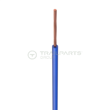 Single core cable 6mm x 100m blue 6491X