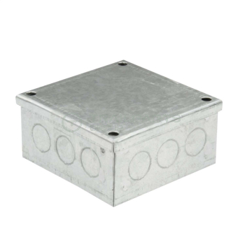 Steel adaptable box and seal 100 x 100 x 50mm