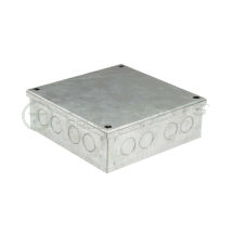 Steel adaptable box and seal 150 x 150 x 50mm