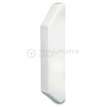 Dado trunking chamfered end cap 170 x 50mm