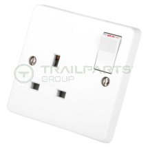 Socket switched single 13A DP premium