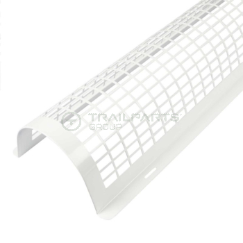 Tubular heater wire guard 3' single tube white