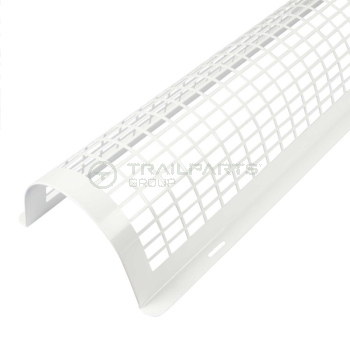 Tubular heater wire guard 6' single tube white