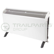 Wall/floor mounted convector heater 3kW c/w themostat