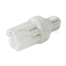 Low energy bulbs ES 11W white straight 124mm