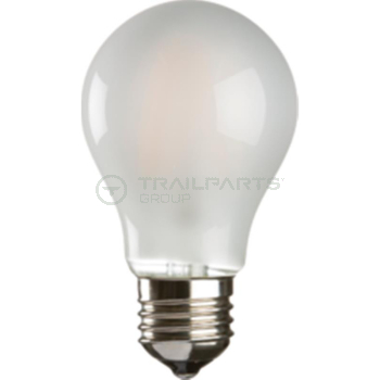LED 240V bulb ES 8W frosted