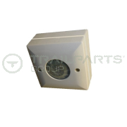 PIR sensor 12V AC/DC white square surface mount IP66