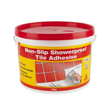 Sika non-slip showerproof wall tile adhesive readymixed 7.5k