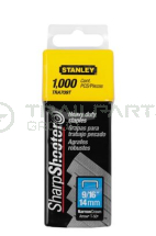 Stanley heavy duty sharp point staples 10x8mm 1000 pk