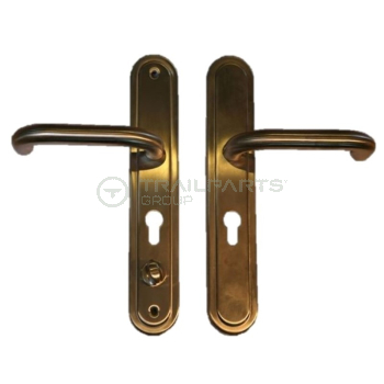 Multi locking 'return to door' lever handles right hand pair