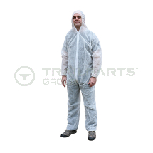 Light weight disposable sprayers coverall XL