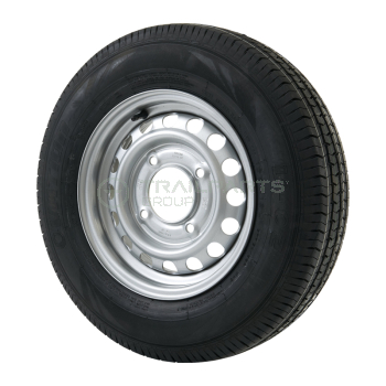 Wheel and tyre assembly 165 R13 4.5J 4 x 5.5Inch PCD