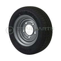 Wheel and tyre assembly 185/60 R12 5.5J 5 x 6.5inch PCD