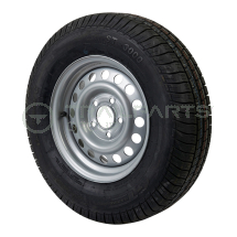 Wheel and tyre assembly 195 R14 5.5J 5 x 112mm PCD