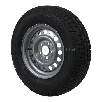 Wheel and tyre assembly 185 R14 5.5J 5 x 112mm PCD