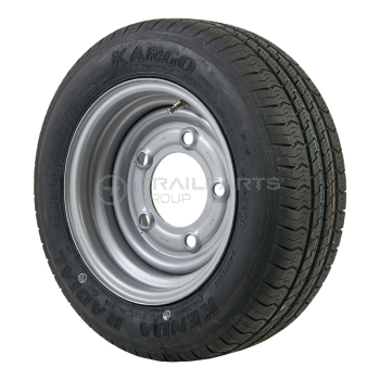 Wheel and tyre assembly 185/60 R12 6J 5 x 6.5Inch PCD