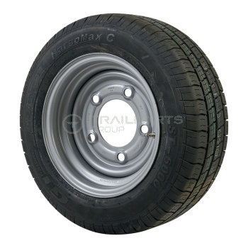 Wheel and tyre assembly 195/60 R12 6J 5 x 6.5Inch PCD