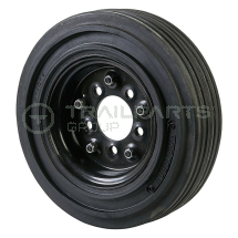 Wheel and tyre assembly solid 15 x 4.5 x 8inch 5 x 140mm PCD
