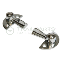 Number plate clips swivel-type (pair)