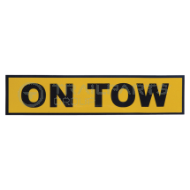 'ON TOW' plate magnetic