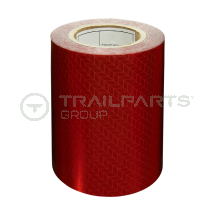 Chapter 8 reflective red s/a tape 150mm x 25m roll