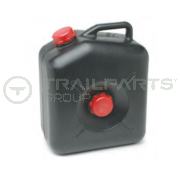 Black waste water carrier 23ltr red caps as used in AJC