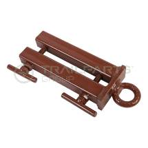 Pipe coil trailer pipe end clamp