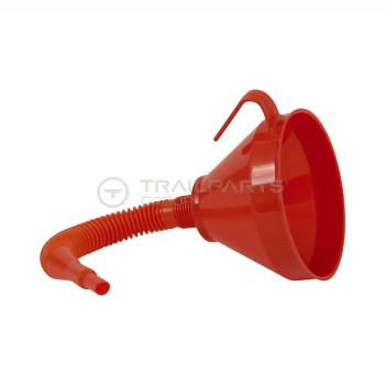 Funnel with flexible spout