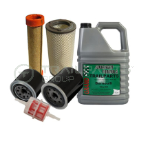Service kit for Kubota D1105 c/w 2 part air cleaner + oil