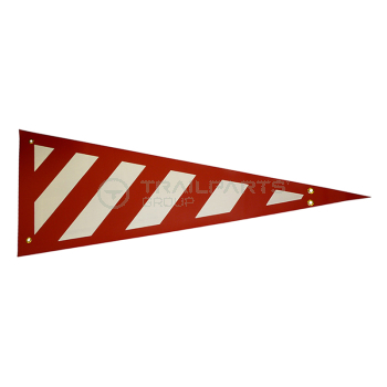 Wide Load wrap around side projection marker red/white RH