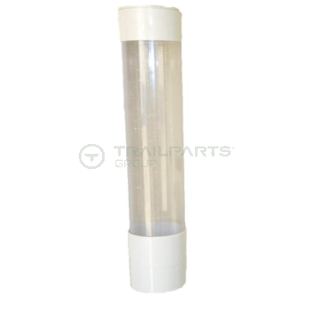 Wall mounted plastic cup dispenser