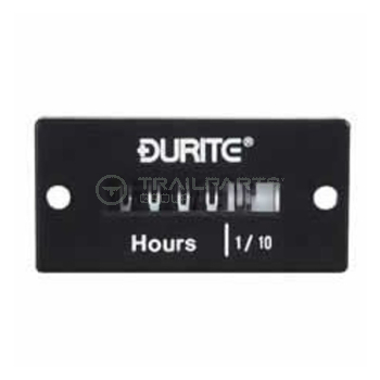 Rectangular hour meter 8-32V 37 x 24mm panel cut out