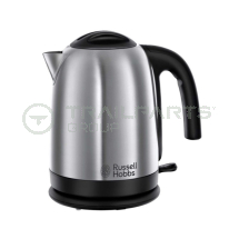 Stainless steel kettle 1.7ltr 3kW fast boil 360° base