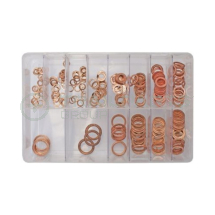 Assorted copper sealing washer (metric) 250 pcs / 14 sizes