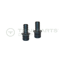 Straight hose tail connector barbed for Flojet Pump (pair)