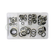 Assorted box of Dowty Seals bonded seal washers BSP-91 pcs
