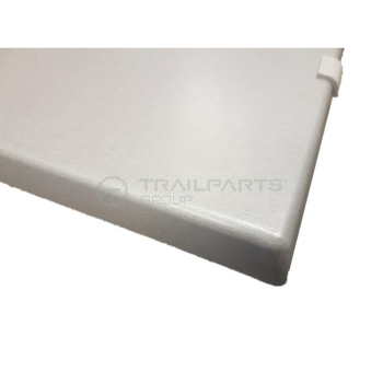 Welfare table top brushed silver 700 x 1100mm