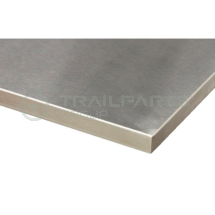 Brushed S/S table top 1100 x 700 x 26mm