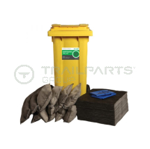 ECOShield maintenance spill kit 120ltr in wheeled bin