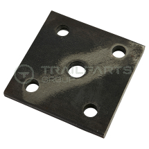 5 hole square spring plate for 60mm U bolts